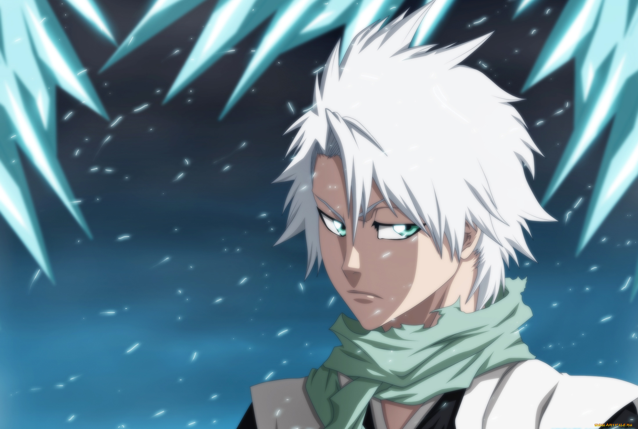 hitsugaya, toushirou, аниме, bleach