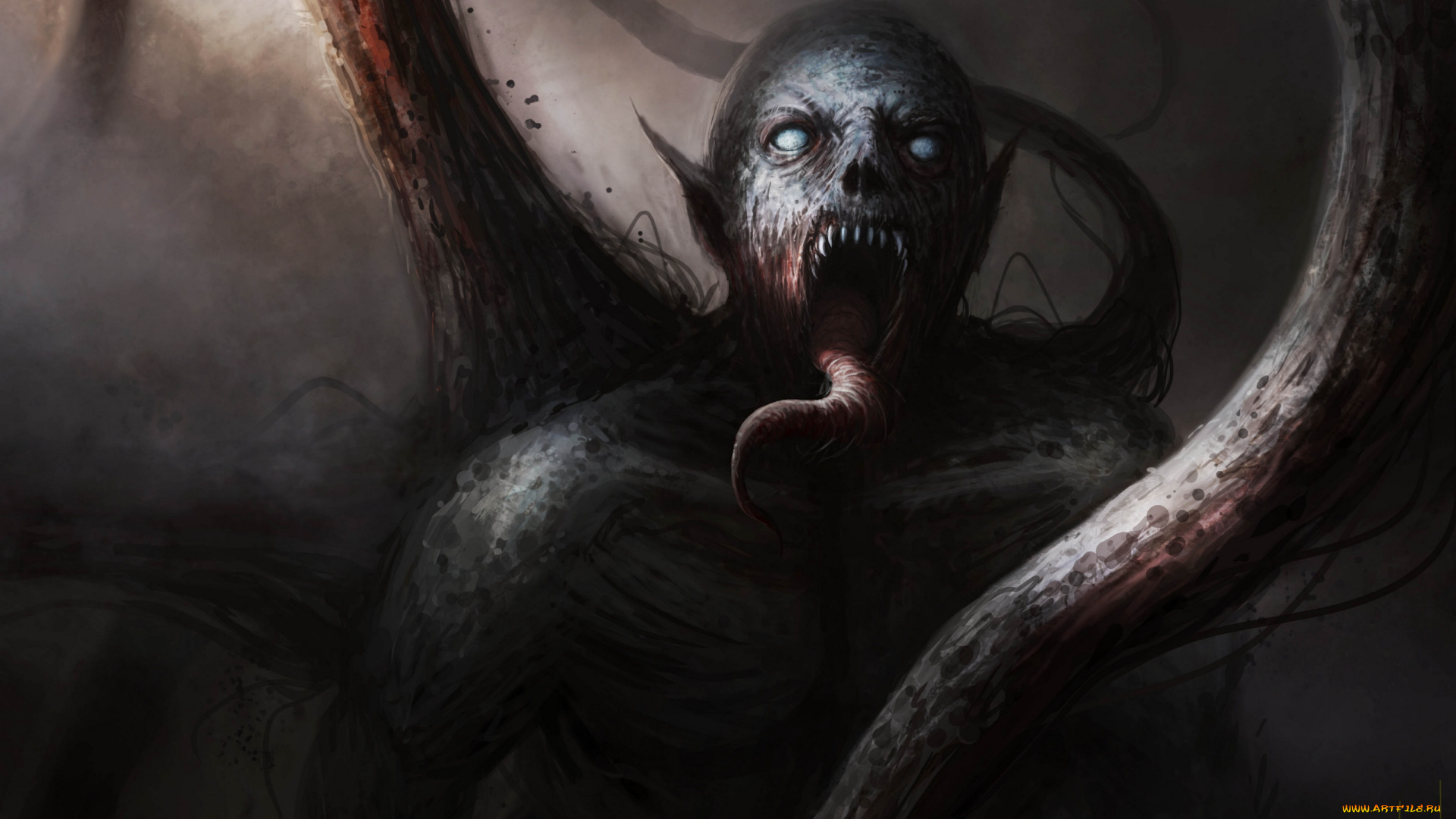 фэнтези, нежить, язык, монстр