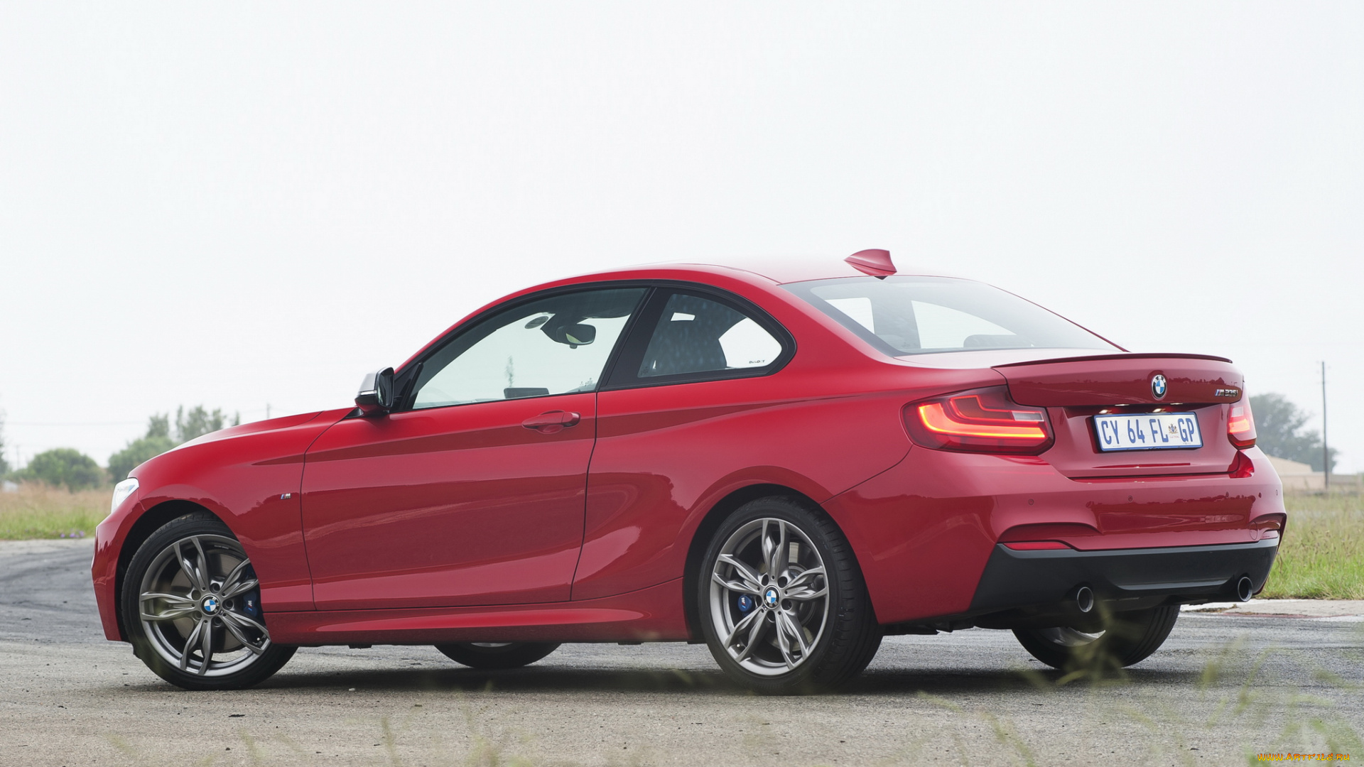 автомобили, bmw, m235i, красный, coupе, za-spec, f22, 2014