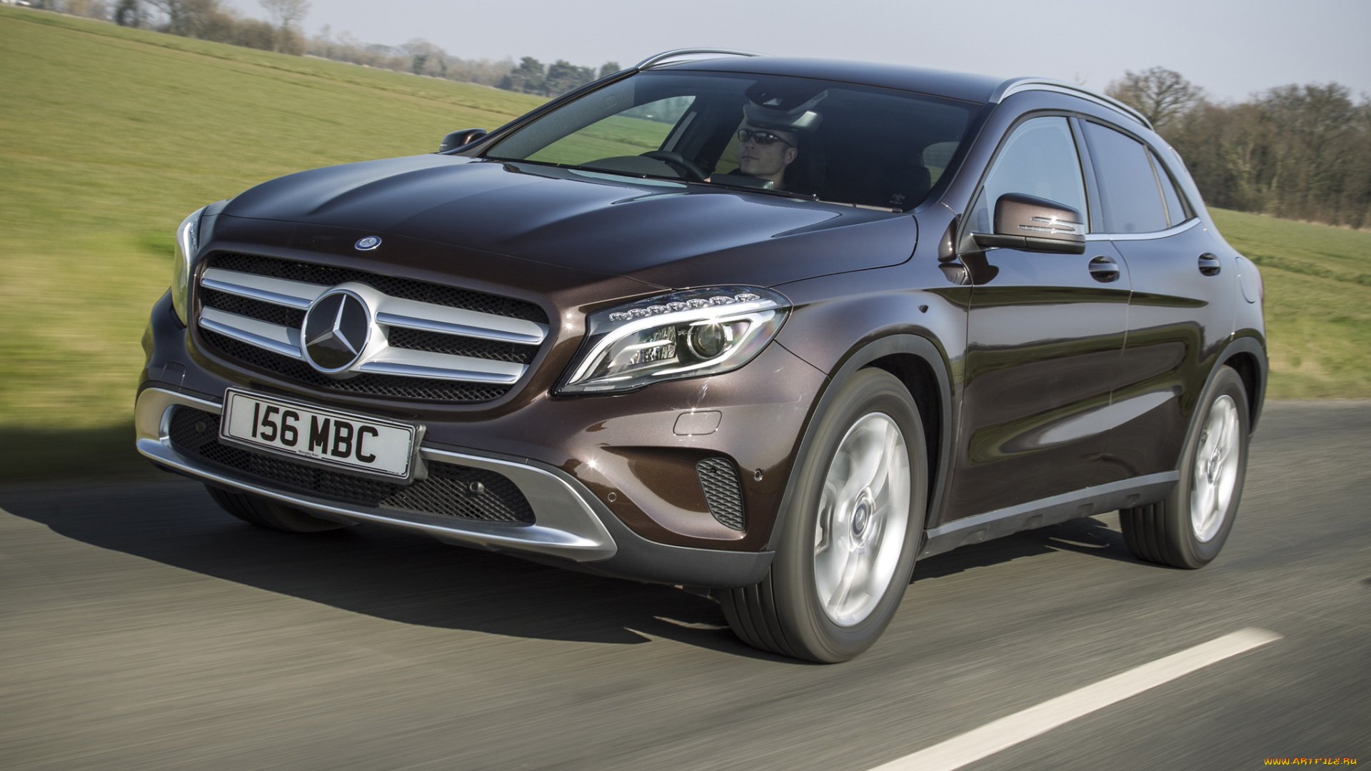 автомобили, mercedes-benz, gla, 200, uk-spec, cdi, 2014, x156, темный