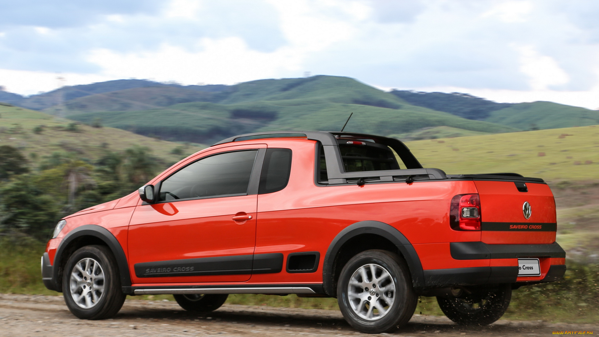 автомобили, volkswagen, красный, 2013, cross, saveiro