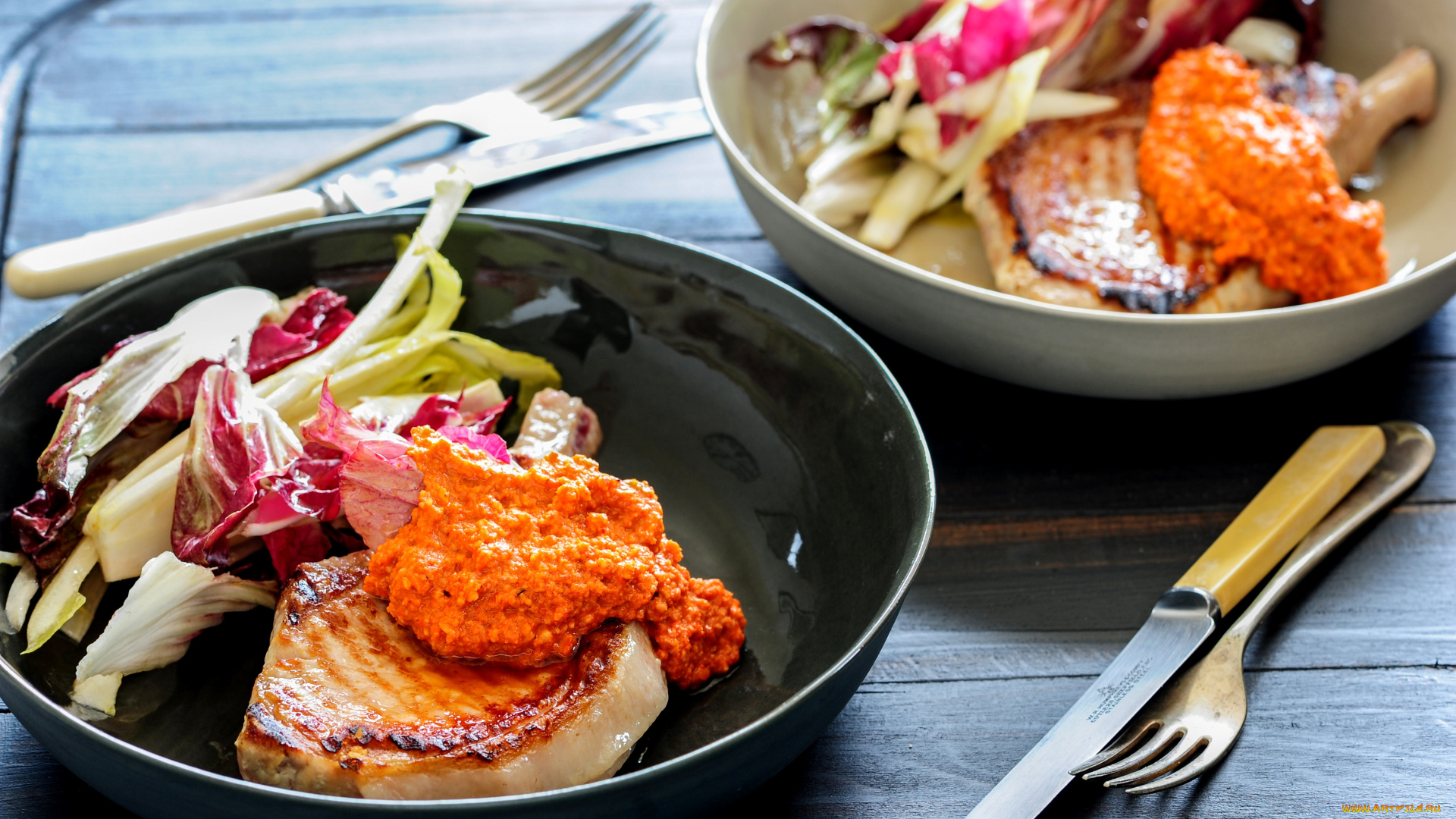 еда, мясные, блюда, зелень, мясо, паста