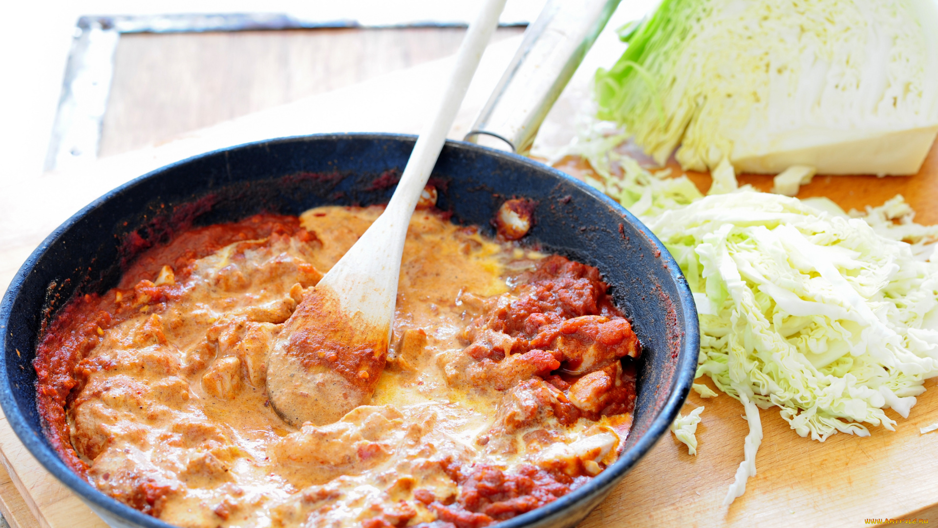 еда, вторые, блюда, капуста, мясная, подлива