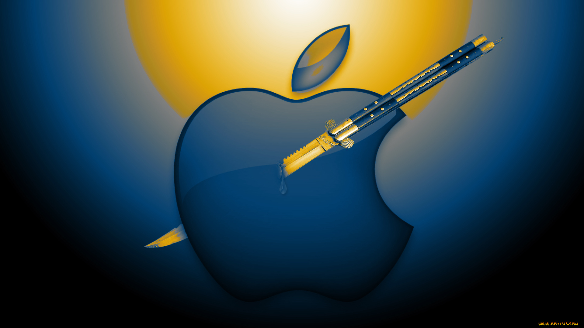 компьютеры, apple, фон, логотип, яблоко