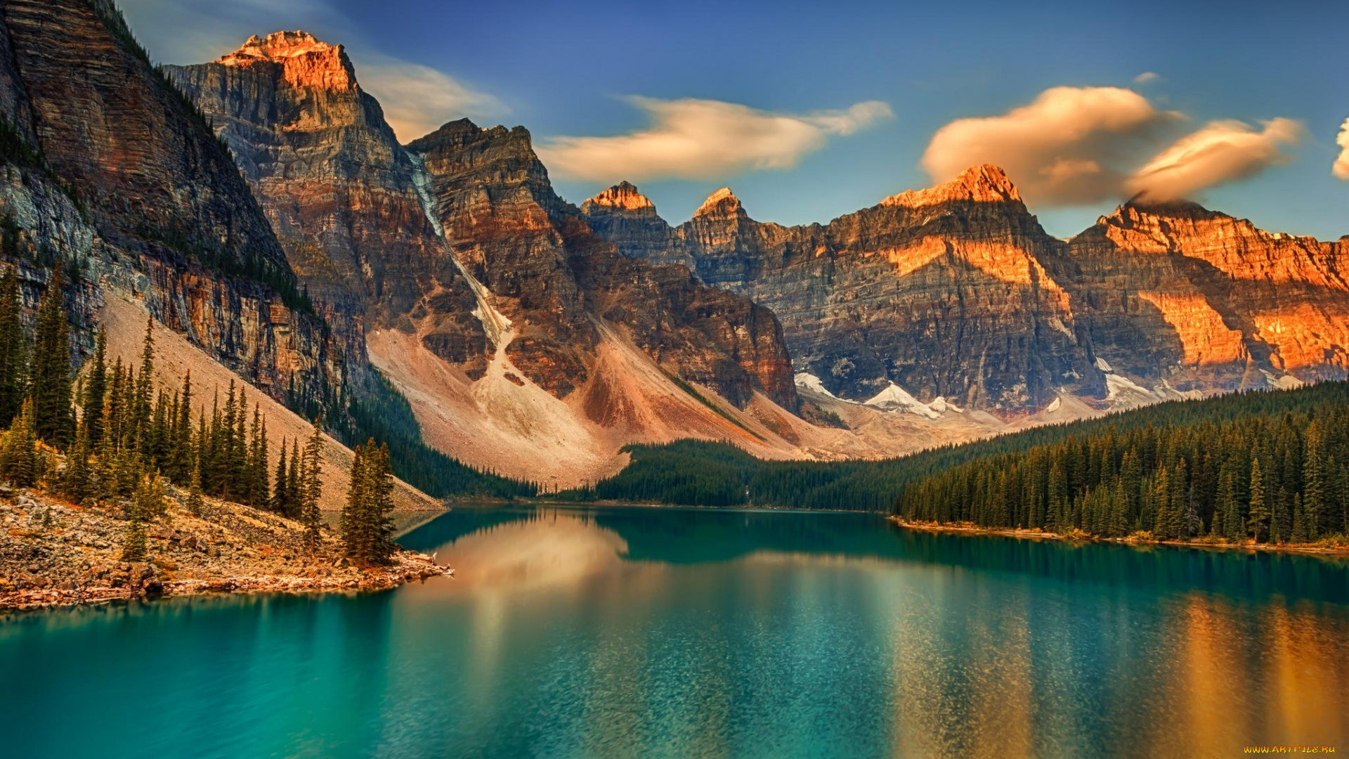 природа, реки, озера, озеро, горы