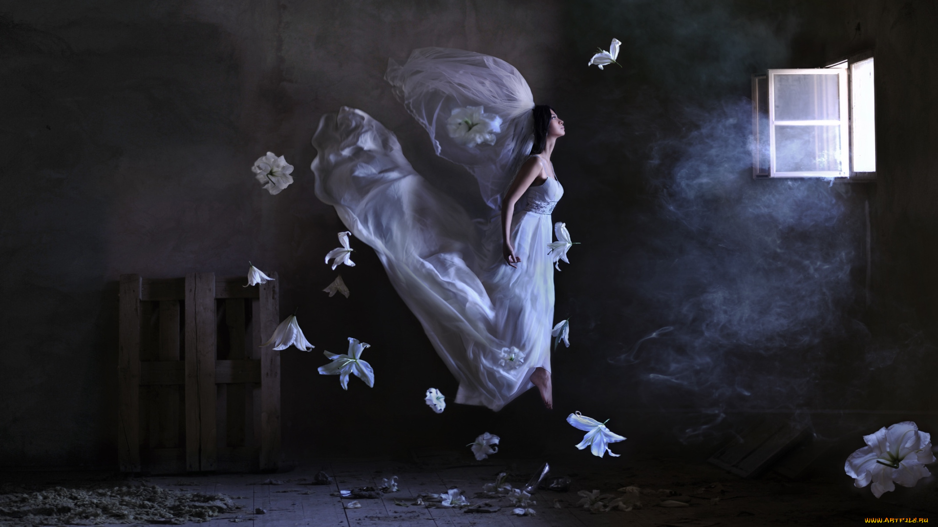 разное, компьютерный, дизайн, полет, невеста