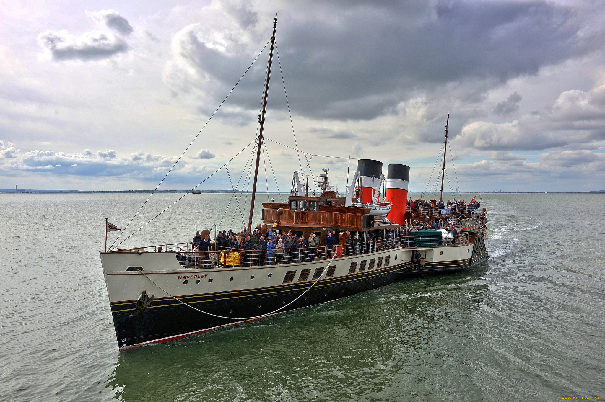 ps, waverley, корабли, пароходы, прогулка, озеро, пароход