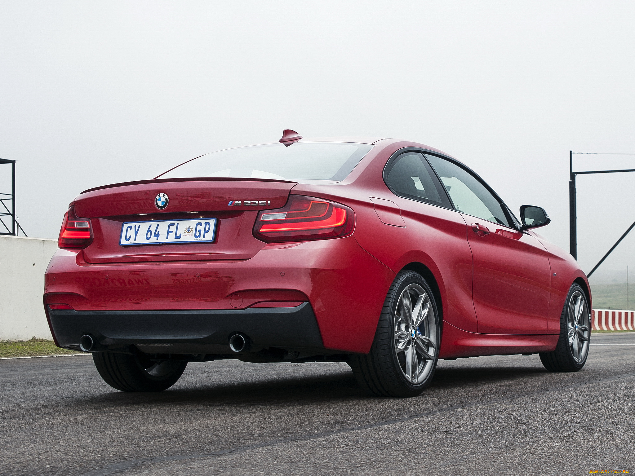 автомобили, bmw, coupе, m235i, красный, 2014, f22, za-spec