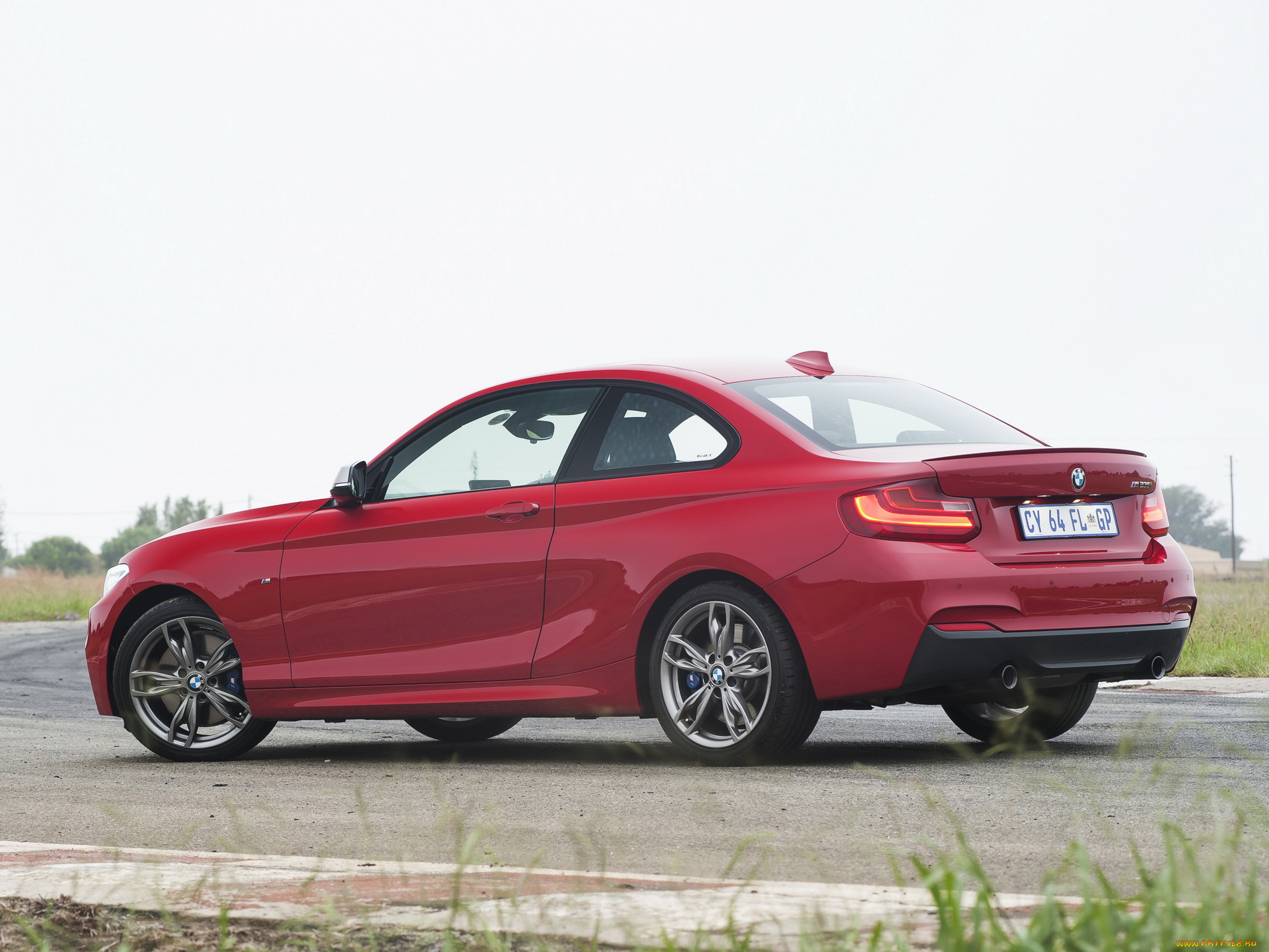 автомобили, bmw, m235i, красный, coupе, za-spec, f22, 2014