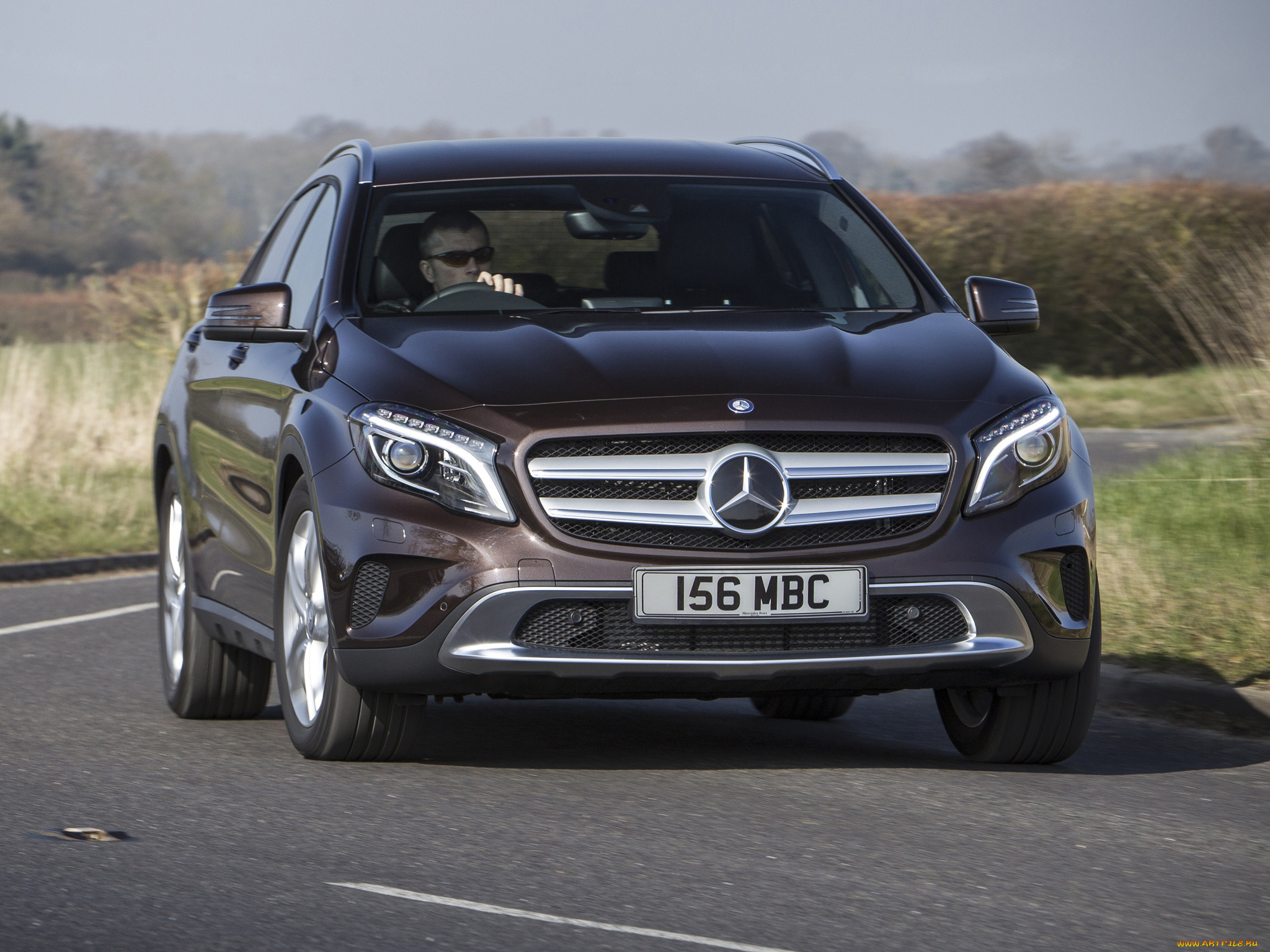 автомобили, mercedes-benz, uk-spec, cdi, темный, 2014, x156, gla, 200