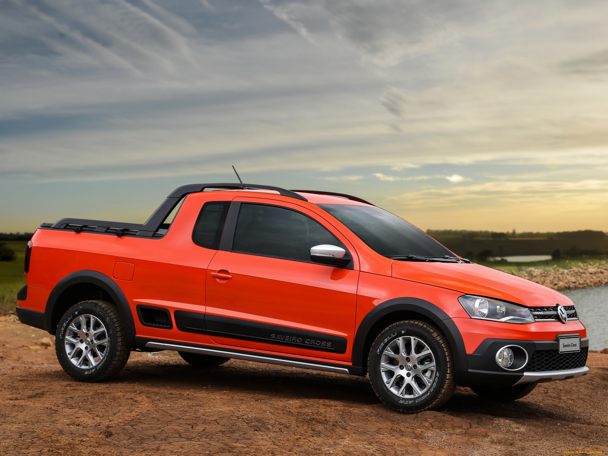 автомобили, volkswagen, красный, 2013, cross, saveiro