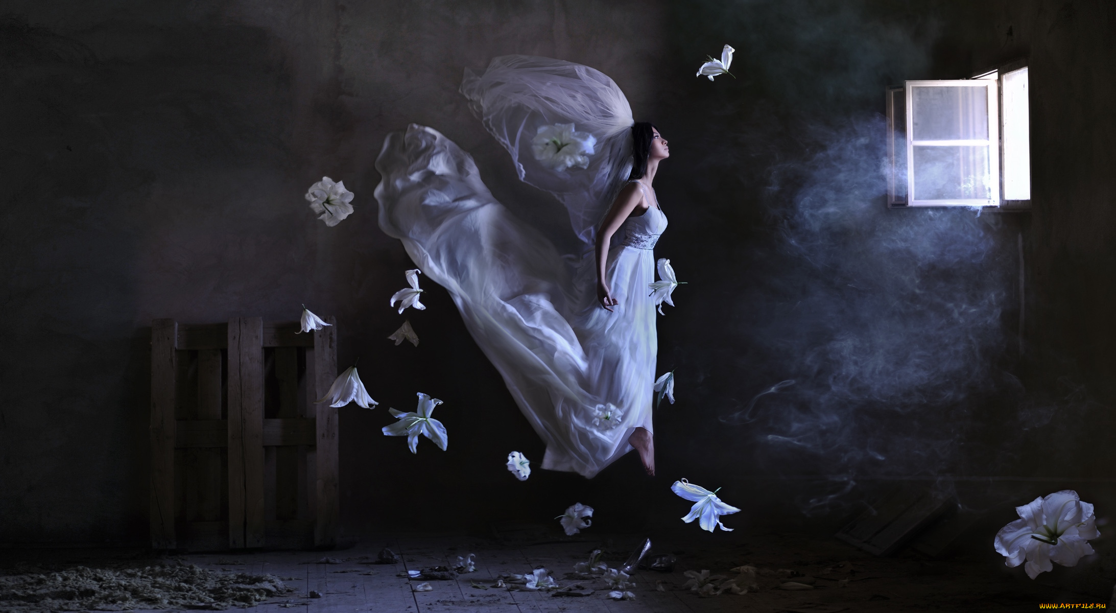 разное, компьютерный, дизайн, полет, невеста