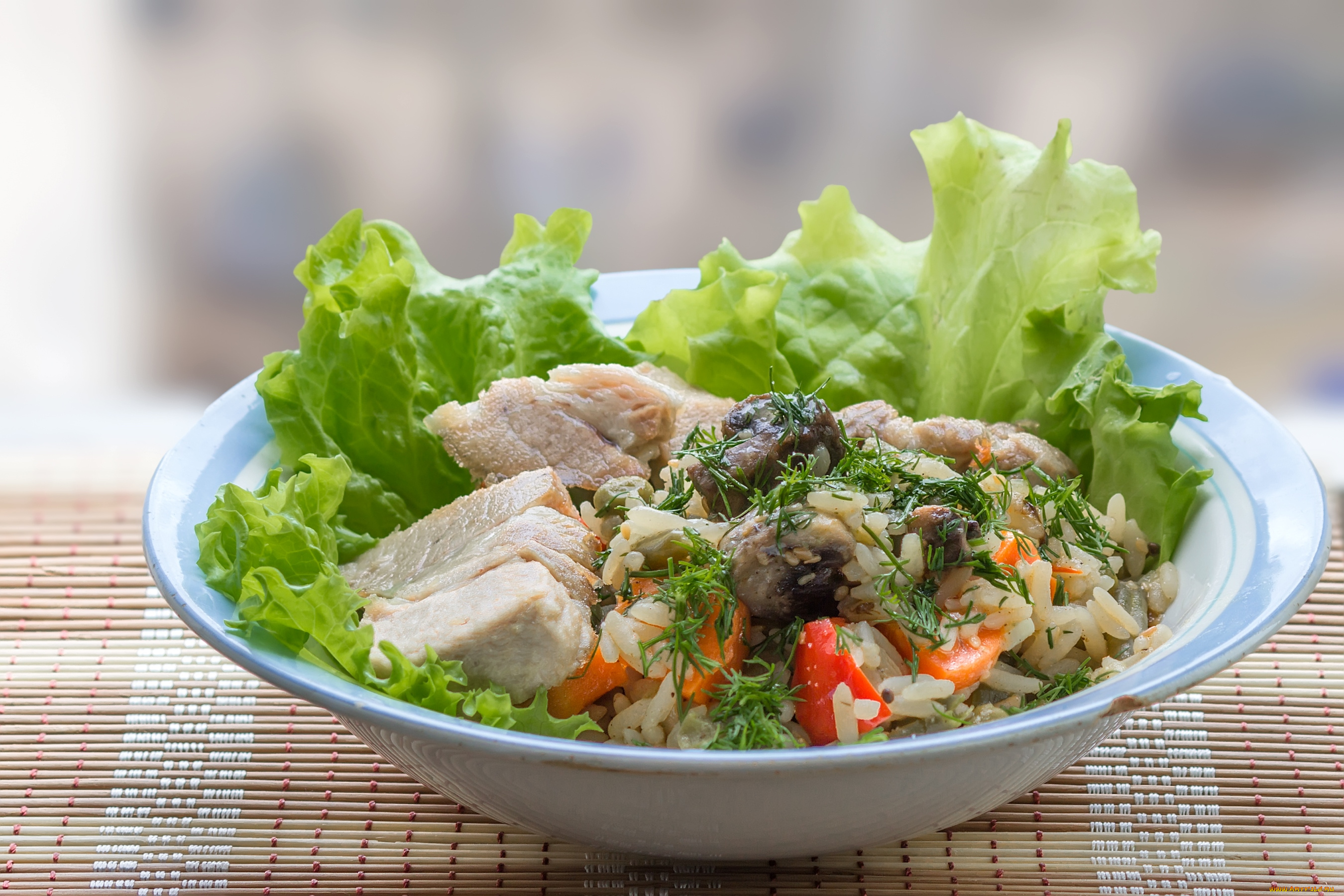 еда, вторые, блюда, рис, овощи, мясо