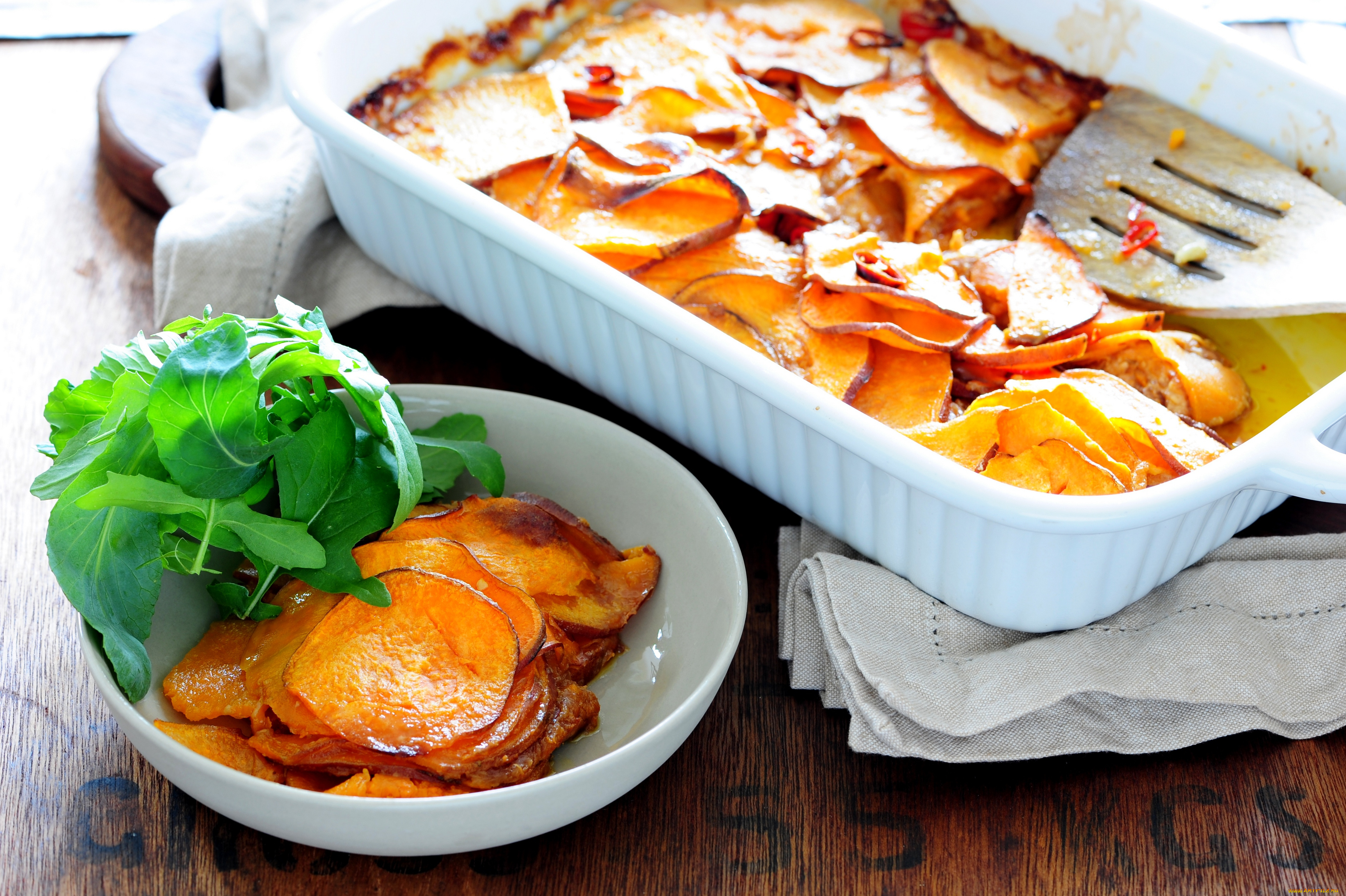 еда, вторые, блюда, зелень, запеченный, картофель