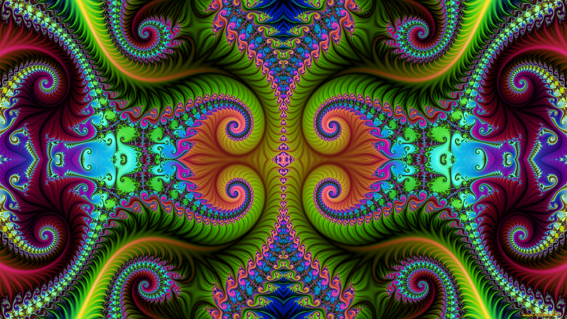 3д, графика, фракталы, , fractal, цвета, фон, узор