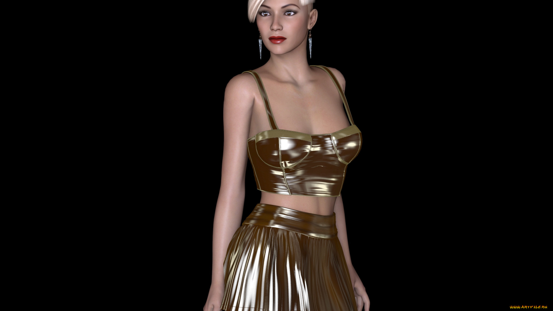 cassandra, 3д, графика, люди, , people, девушка, взгляд, фон, блондинка