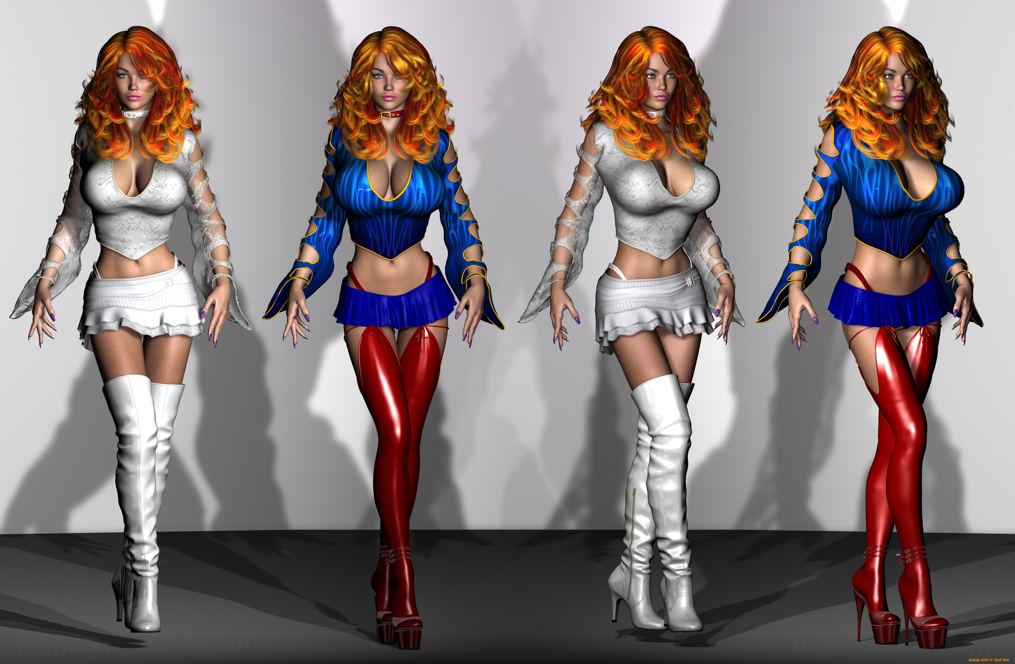 3д, графика, люди, , people, взгляд, фон, девушки