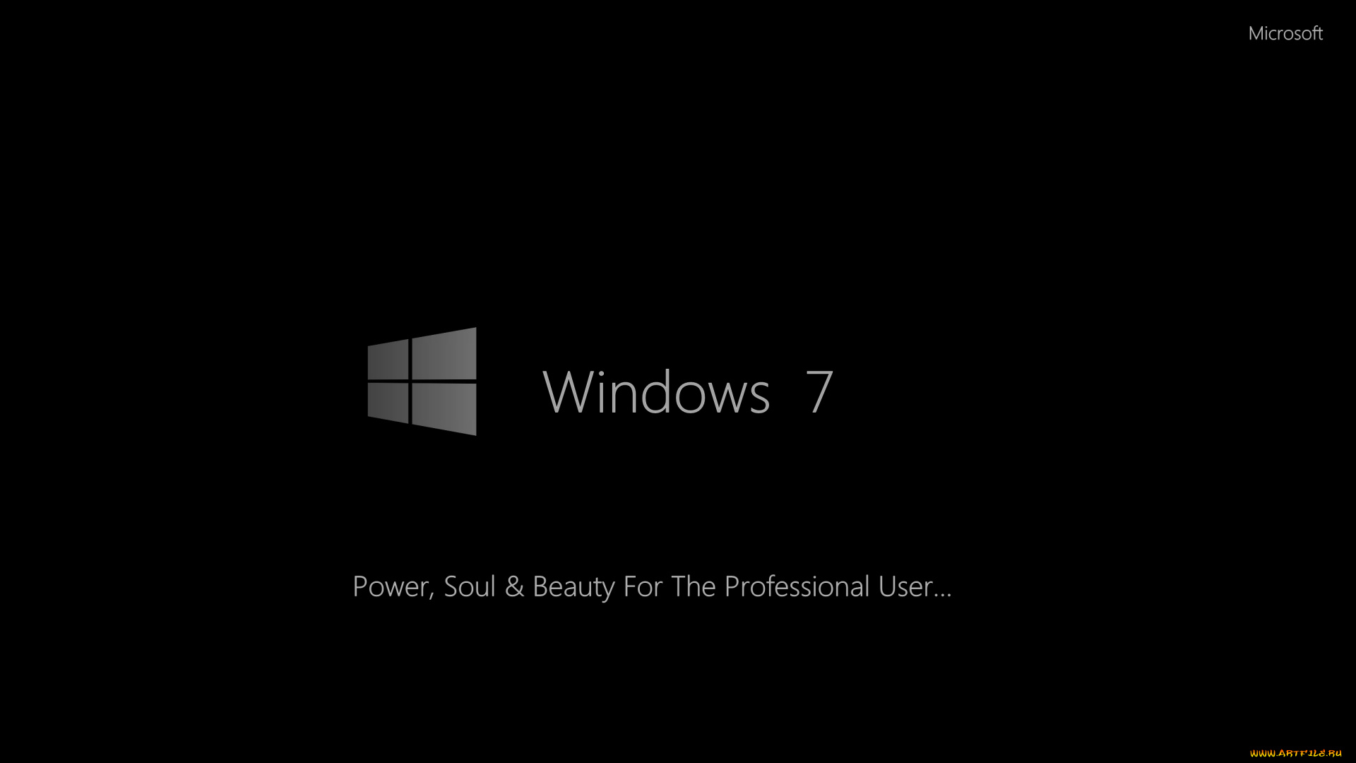 компьютеры, windows, 7, , vienna, логотип, фон