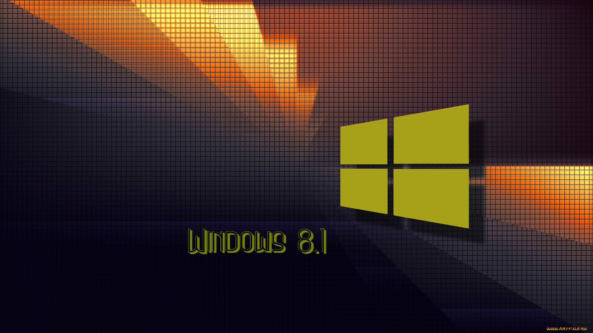 компьютеры, windows, 8, логотип, фон