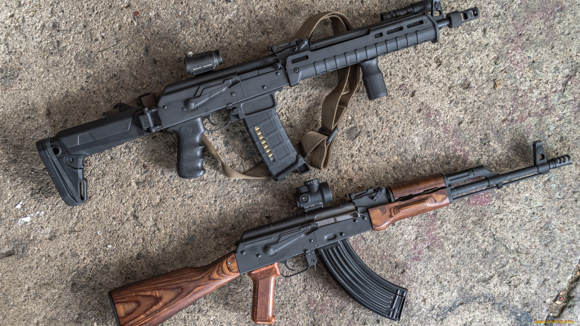 оружие, автоматы, ствол