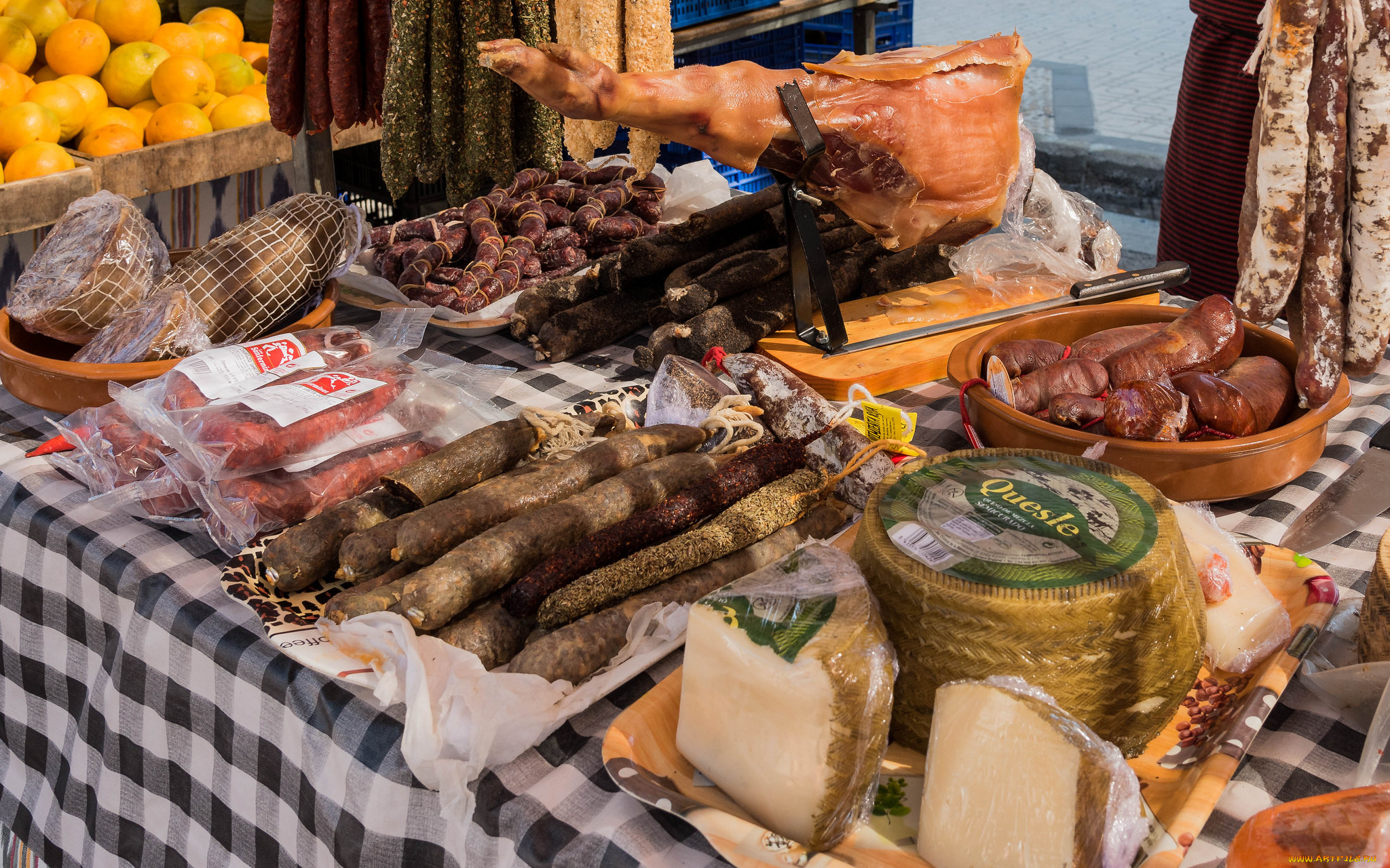 еда, разное, прилавок