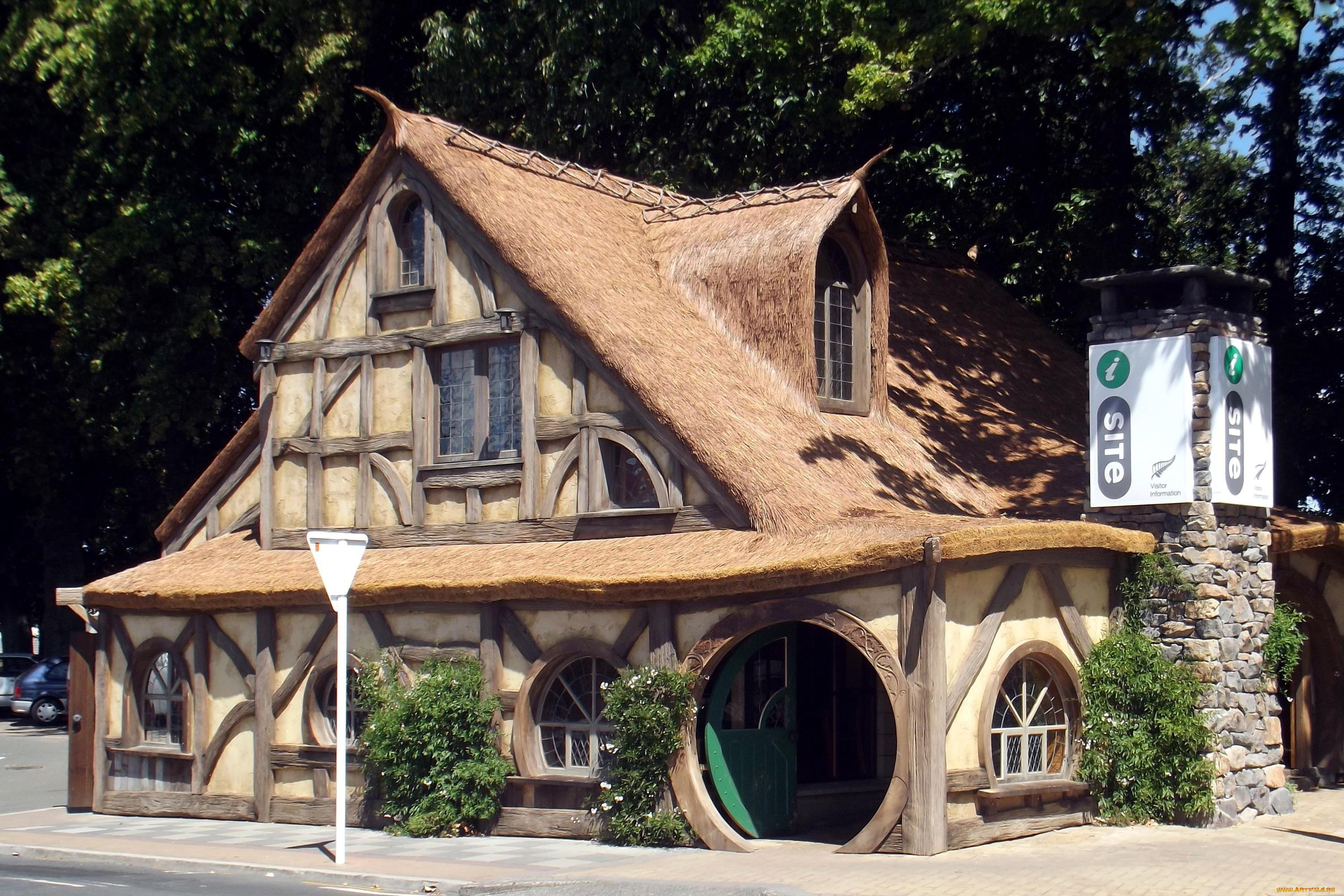 города, -, здания, , дома, паб