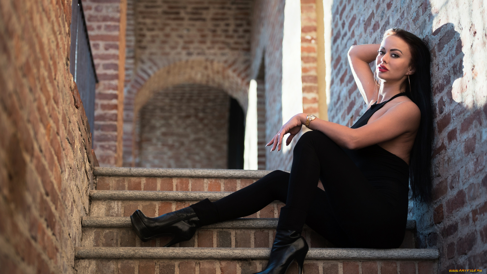 девушка, девушки, -unsort, , брюнетки, темноволосые, модель