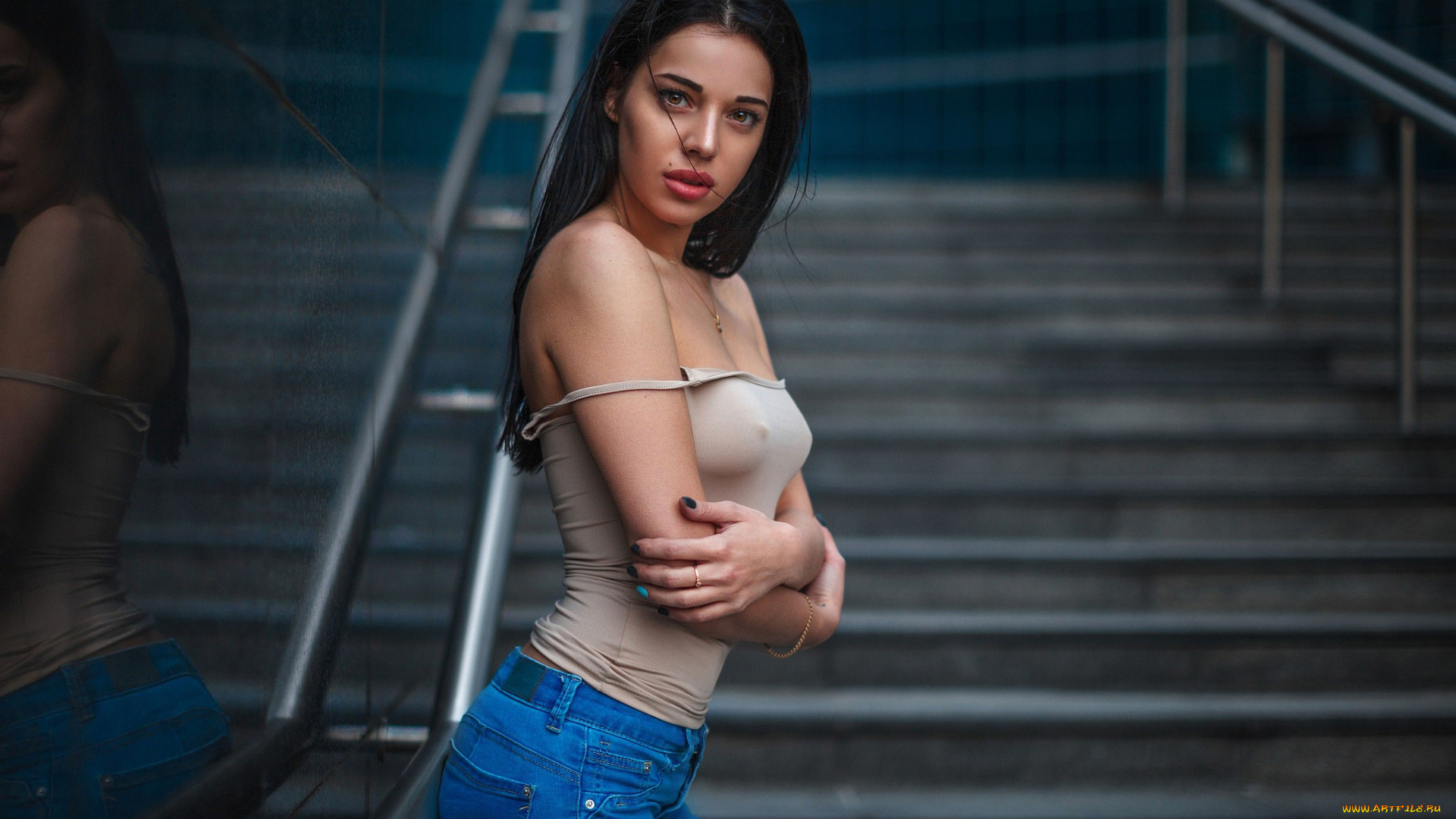 девушка, девушки, -unsort, , брюнетки, темноволосые, модель