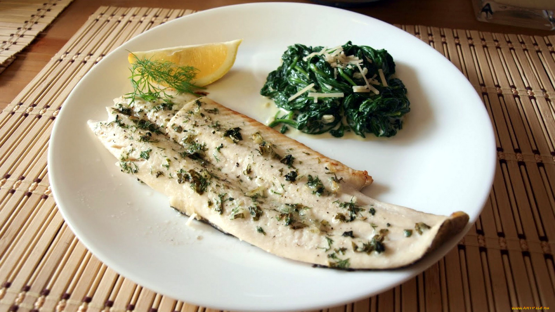 еда, рыбные, блюда, , с, морепродуктами, форель