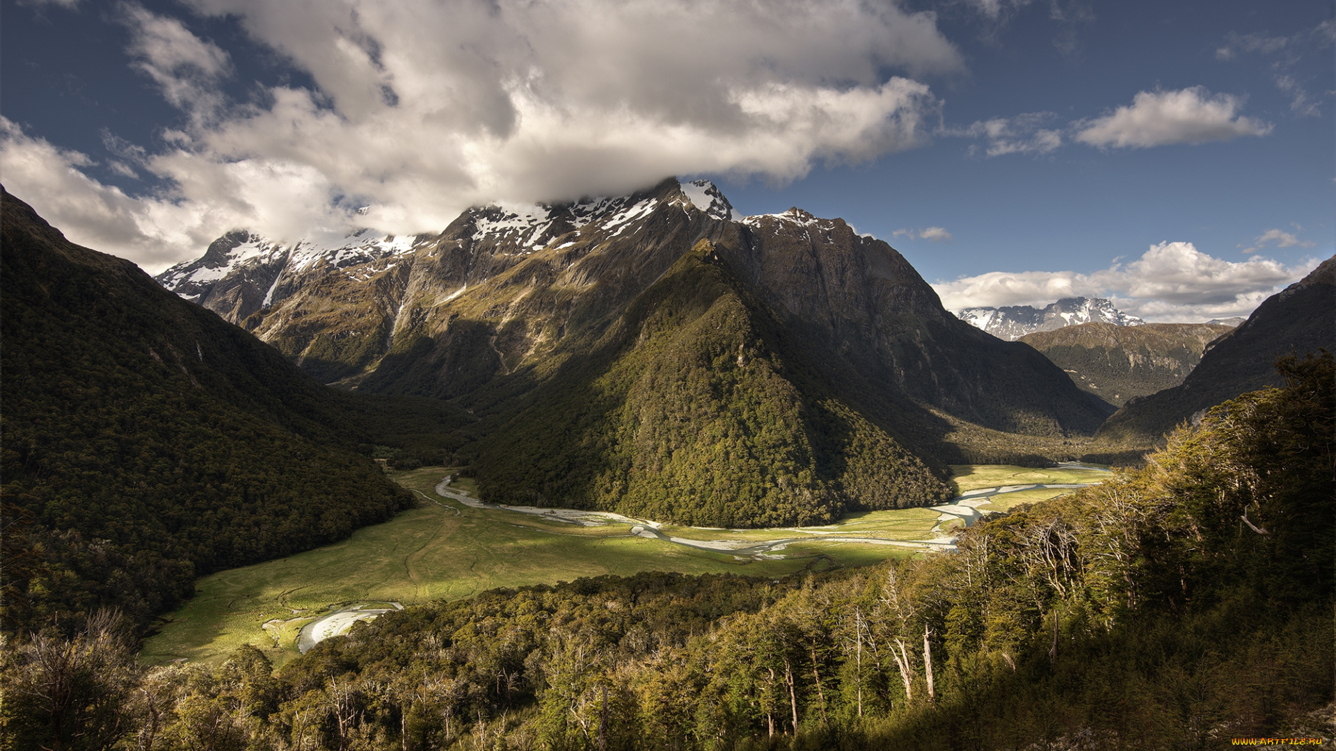 природа, горы, простор