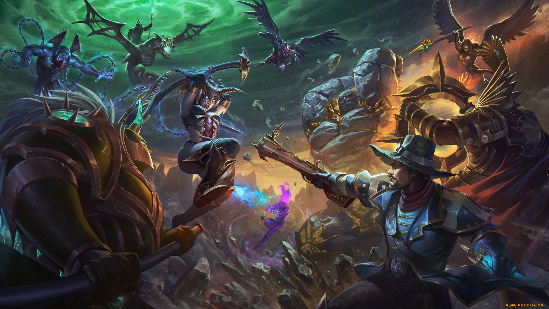 видео, игры, heroes, of, newerth, ролевая, action, heroes, of, newerth