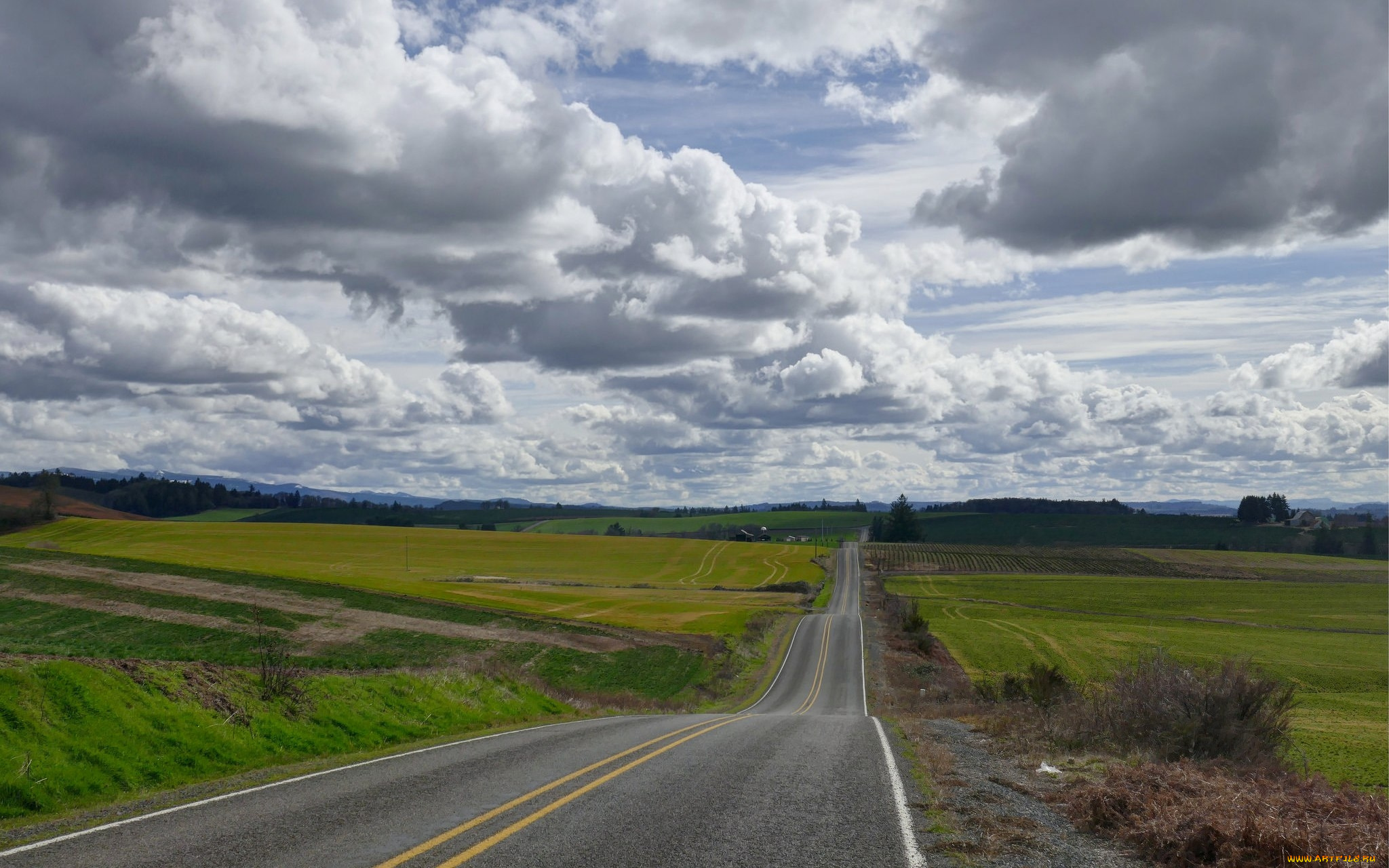 природа, дороги, шоссе