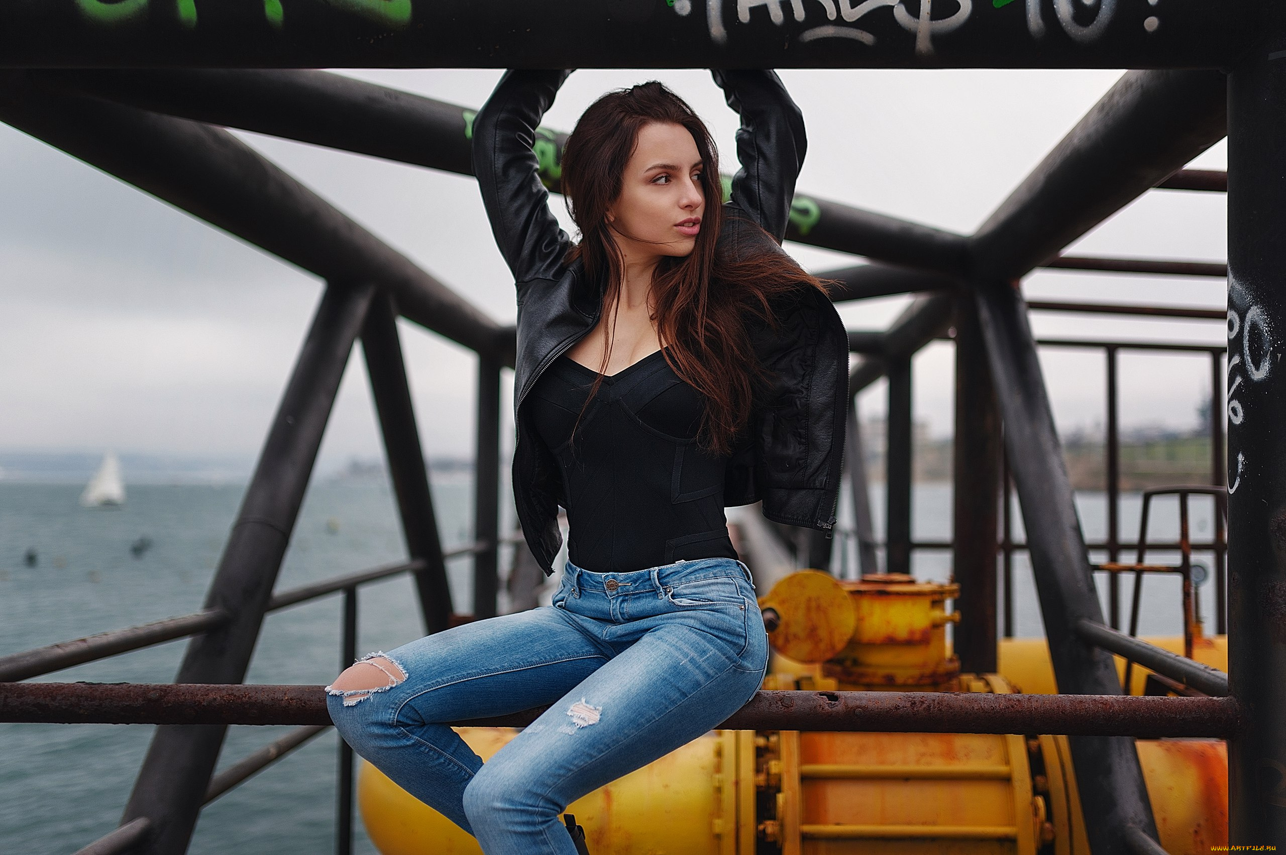 девушка, девушки, -unsort, , брюнетки, темноволосые, модель