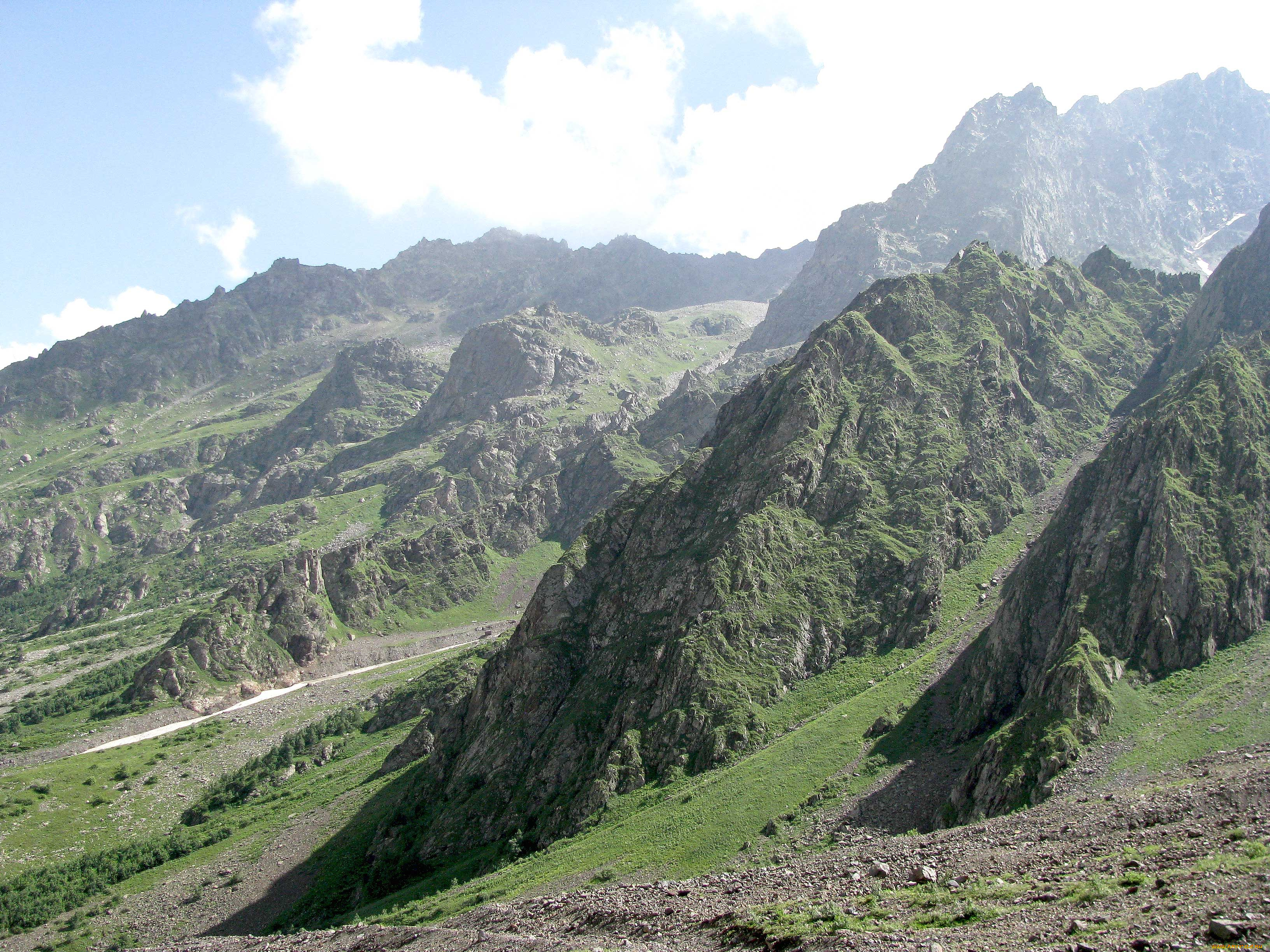 цейское, ущелье, природа, горы, россия, северная, осетия, цейское, ущелье, кавказ