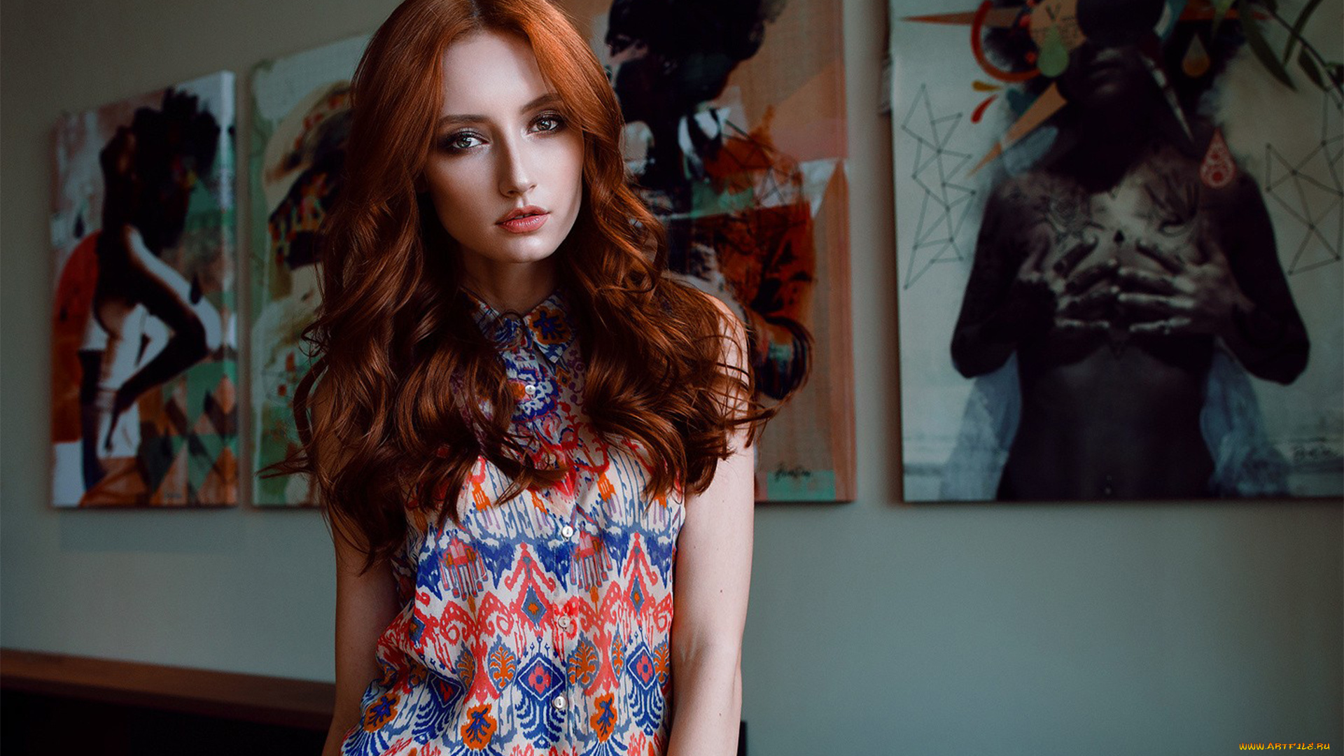 девушка, девушки, -unsort, , рыжеволосые, и, другие, модель