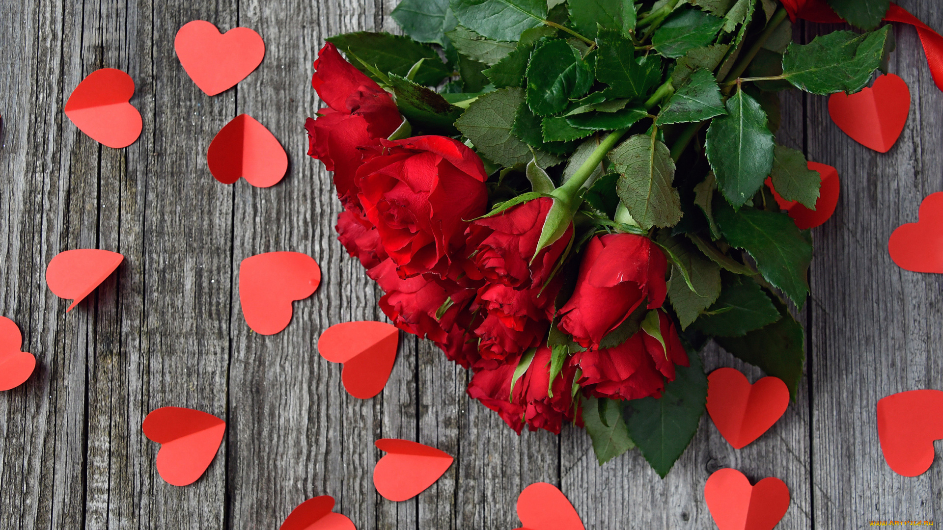 праздничные, день, святого, валентина, , сердечки, , любовь, сердечки, розы