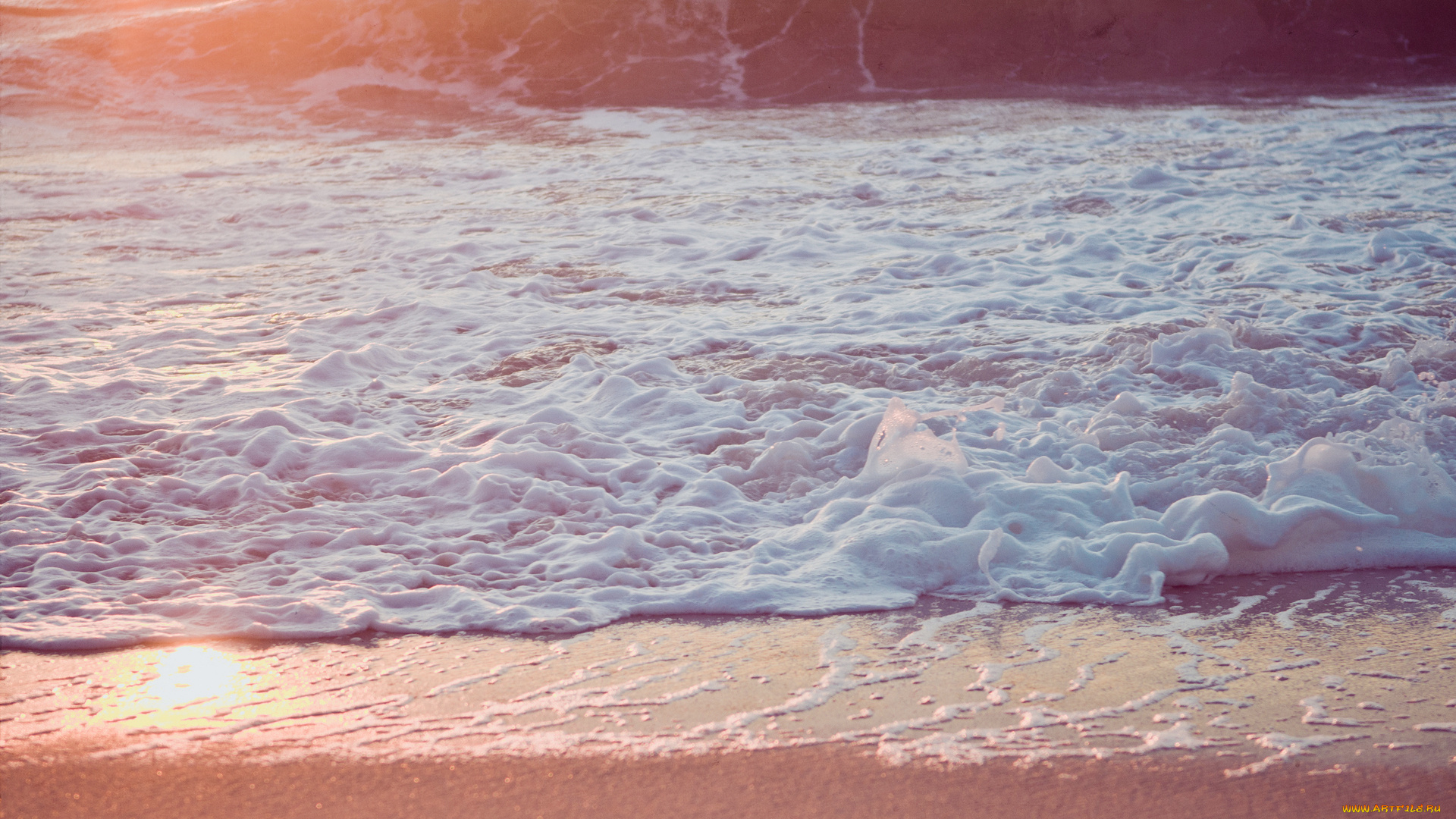 природа, моря, океаны, пена, берег, море, волна