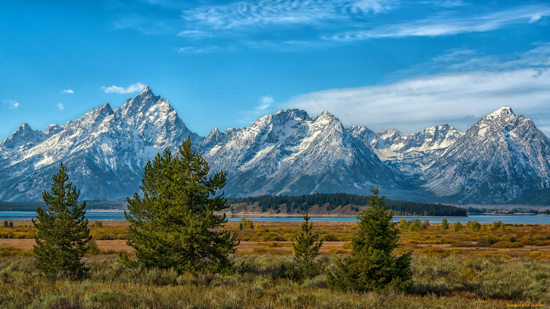 природа, горы, простор