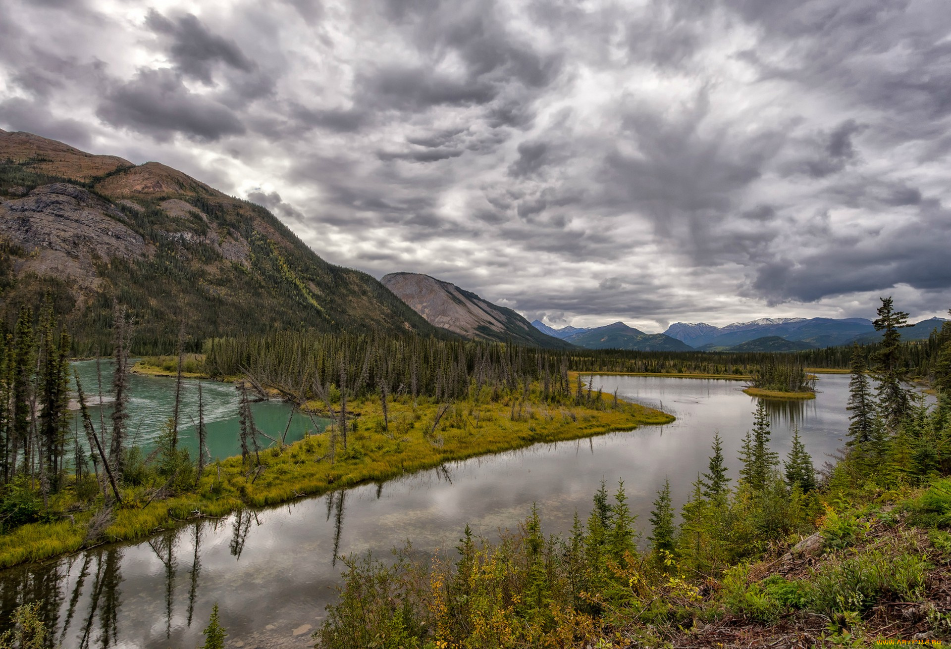 природа, реки, озера, простор