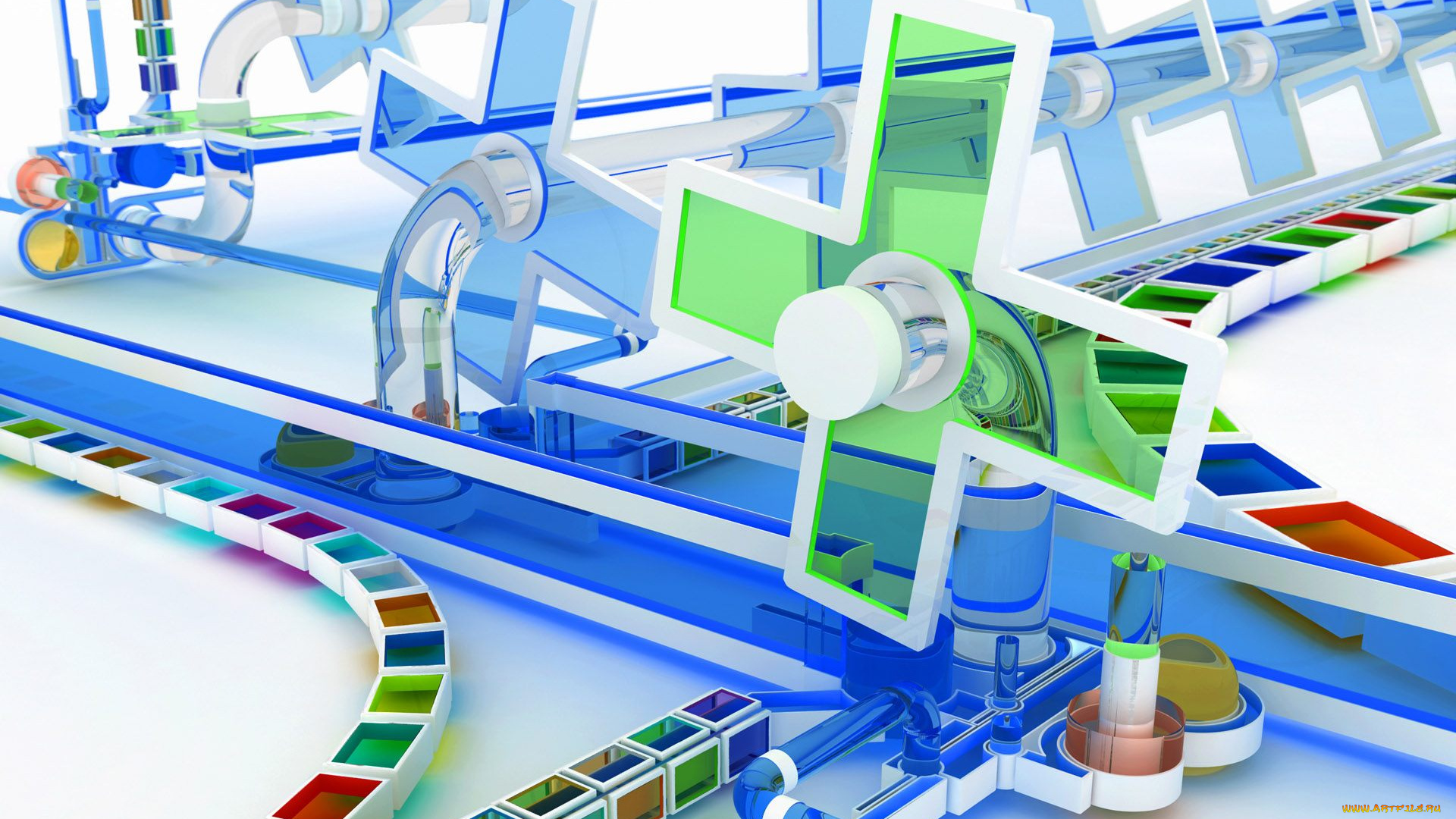 3д, графика, моделирование, , modeling, конструкция, цвета