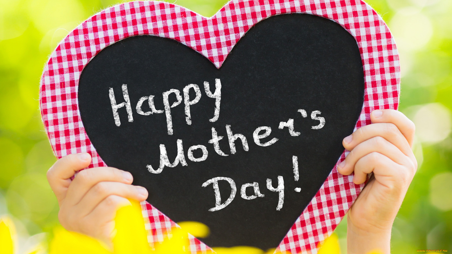 праздничные, день, матери, сердце, надпись
