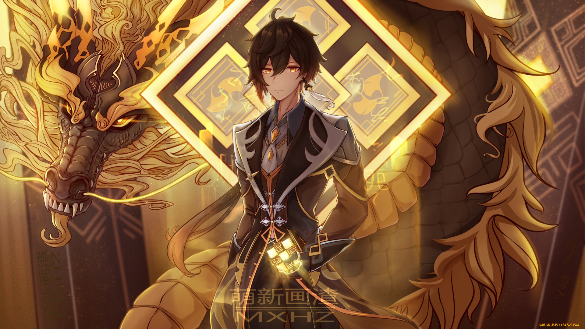 аниме, genshin, impact, genshin, impact