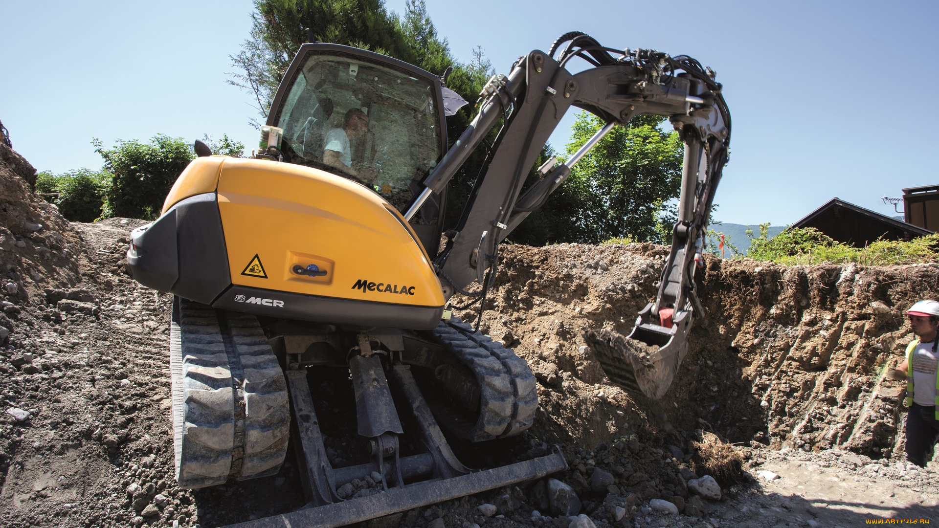 техника, экскаваторы, mecalac