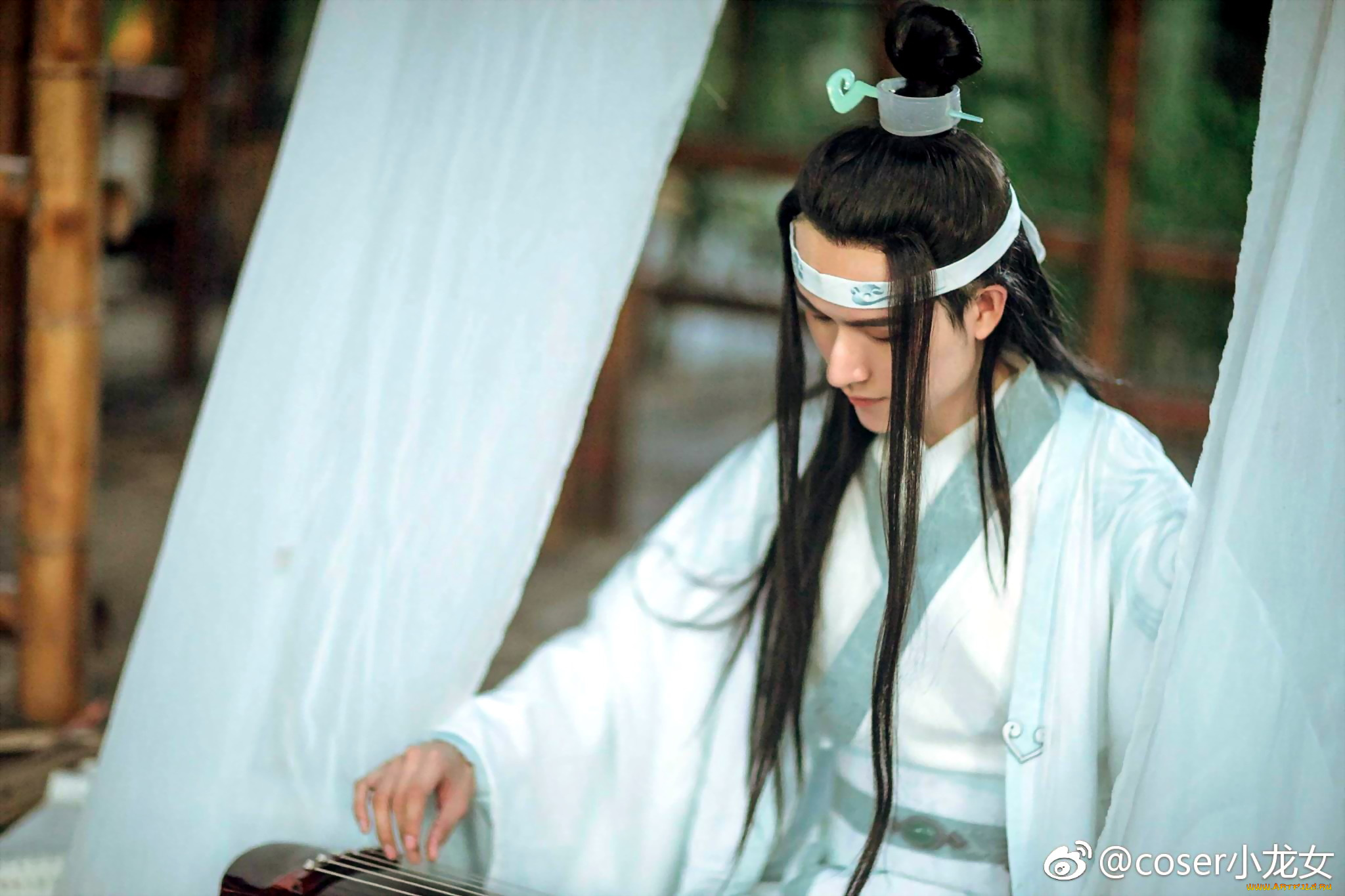 мужчины, -, креатив, , косплей, лань, ванцзи, гуцинь, костюм