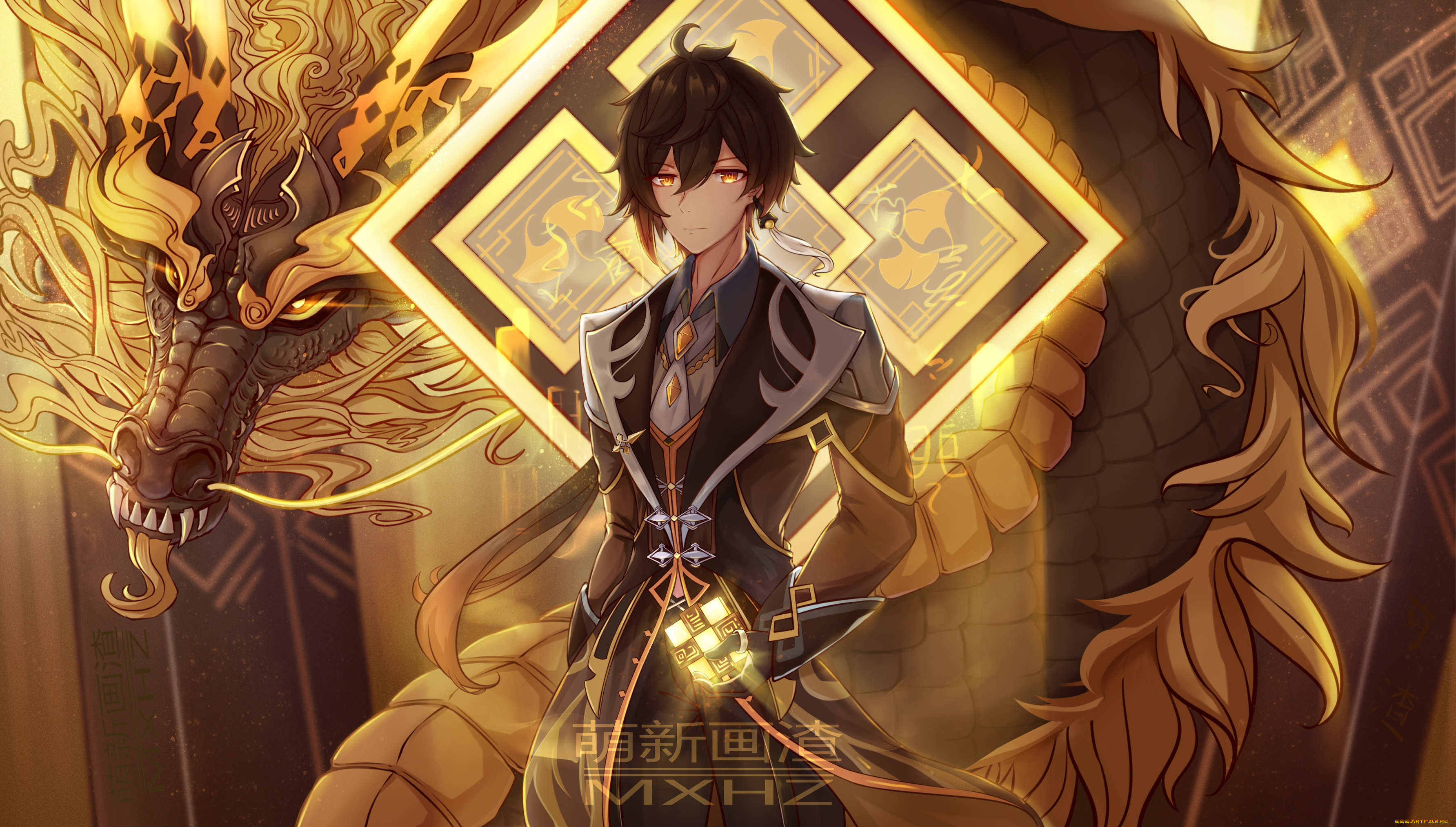 аниме, genshin, impact, genshin, impact