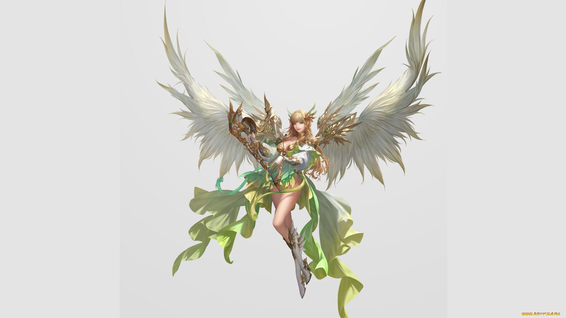 фэнтези, ангелы, девушка, ангел