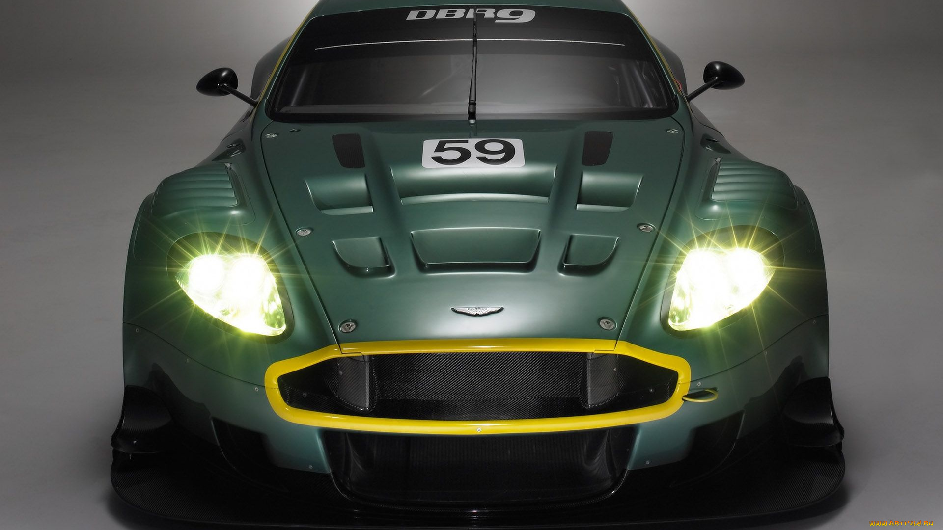 aston, martin, dbr9, автомобили, aston, martin, зеленый