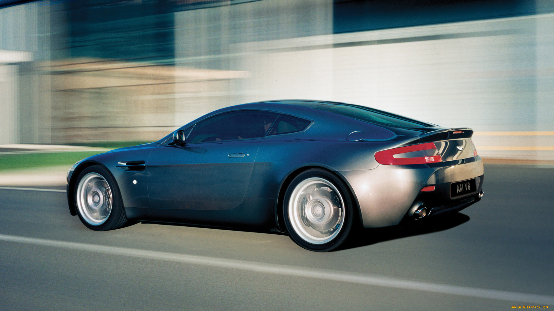 aston, martin, vantage, автомобили, aston, martin, серебристый, скорость