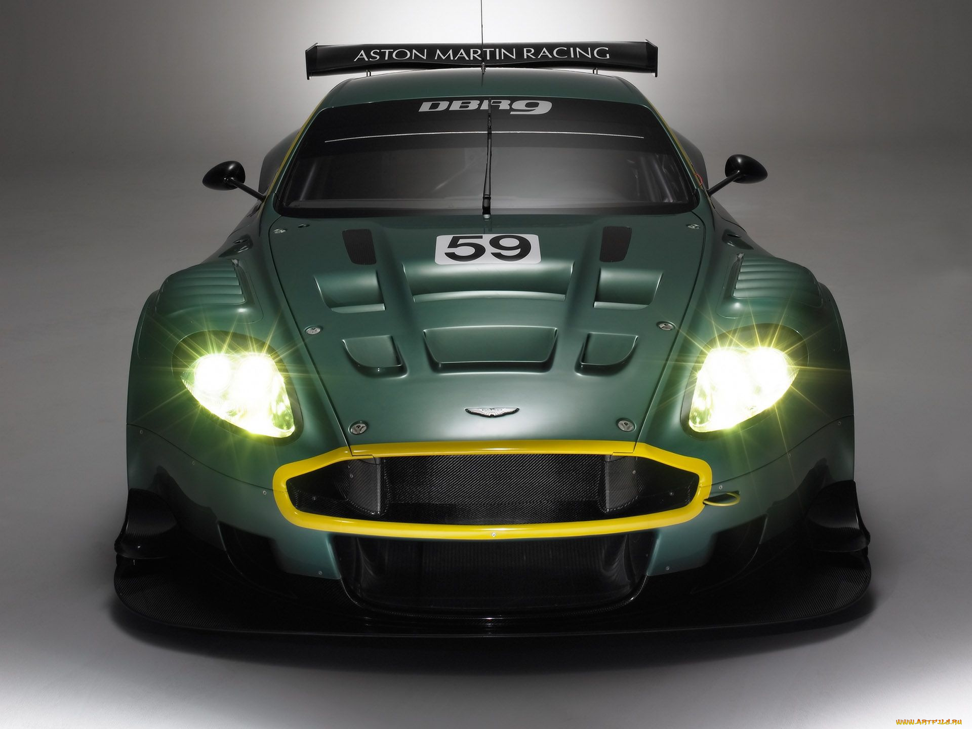 aston, martin, dbr9, автомобили, aston, martin, зеленый