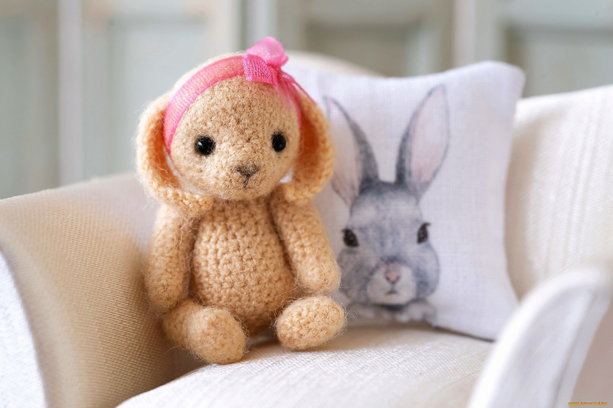разное, игрушки, вязаный, кролик
